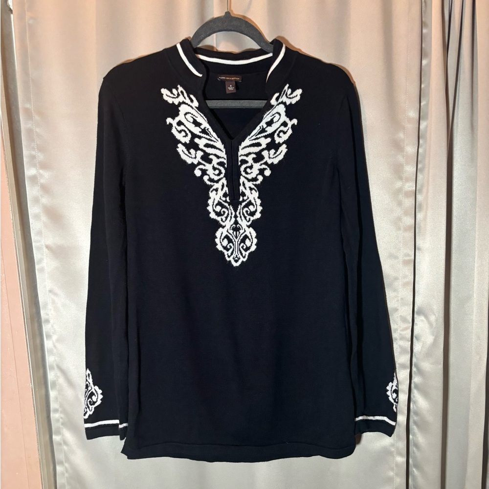 Dana Buchman Tunic Sweater | Small